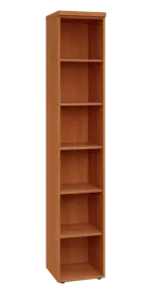 SIN 6 - 4N kancelářská skříň, nika, 2170x400x400, olše jantar